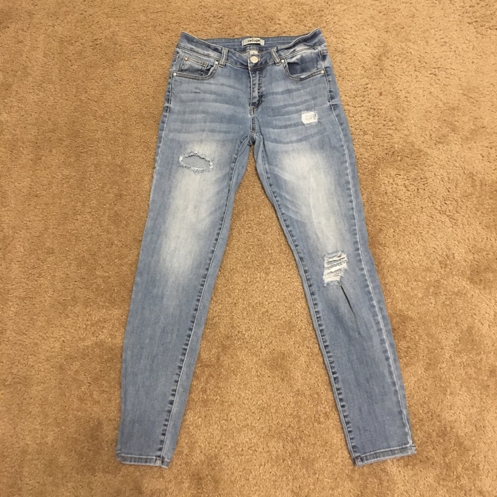 Charlotte Russe Distressed Jeans!